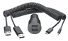 oryginalna ładowarka samochodowa Nokia DC-20 02729V2 micro USB + cienki wtyk 2x 1A