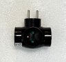 OUTLET 3-socket power strip with grounding DPM black
