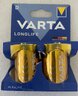STECKDOSE Varta Longlife LR20/D 4120 (Blase) – 2 Stück STECKDOSE Varta Longlife LR20/D 4120 (Blase) – 2 Stück