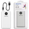 Power Bank ADATA P200000QCD 18W QC3.0 PD 20000mAh white