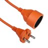 Cable de extensión de jardín 1G 20M DPM naranja