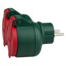 2 socket IP44 splitter with DPM grounding 