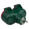 2 socket IP44 splitter with DPM grounding 