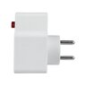 Splitter 2 sockets with oz and off + 2x USB DPM