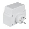 Splitter 2 sockets with oz and off + 2x USB DPM