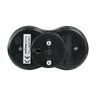 Splitter 2 sockets avec masse DPM noire Splitter 2 sockets avec masse DPM noire