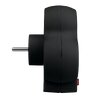 3-socket splitter with grounding and switch DPM black