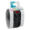 3-socket splitter with grounding and switch DPM black