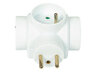 3 Socket Splitter with Blow 98-605 Grounding#