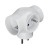 Répartiteur à 3 sockets avec blanc de mise à la terre DPM Répartiteur à 3 sockets avec blanc de mise à la terre DPM
