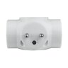 Répartiteur à 3 sockets avec blanc de mise à la terre DPM Répartiteur à 3 sockets avec blanc de mise à la terre DPM