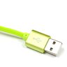 silikonowy kabel micro USB eXtreme 100cm zielony (blister)