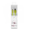 silikonowy kabel USB - USB-C / Type-C eXtreme zielony 100cm