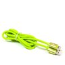 silikonowy kabel USB - Apple Lightning / iPhone eXtreme zielony 100cm