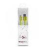 silikonowy kabel USB - Apple Lightning / iPhone eXtreme zielony 100cm