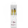 silikonowy kabel USB - Apple Lightning / iPhone eXtreme żółty 100cm
