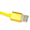 silikonowy kabel USB - Apple Lightning / iPhone eXtreme żółty 100cm