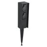 2G 1,5M IP44 Gartenpfosten mit DPM-Ohrschwarz 2G 1,5M IP44 Gartenpfosten mit DPM-Ohrschwarz