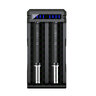 Fast charger for cylindrical Li-ion 18650 Xtar SC2 USB-C batteries