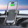 Car Phone Holder with Qi Charging 15W, For Grille eXtremestyle Type: O-19W Car Phone Holder with Qi Charging 15W, For Grille eXtremestyle Type: O-19W