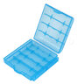 Universal rechargeable container R6/AA R03/AAA blue
