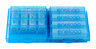 Universal rechargeable container R6/AA R03/AAA blue