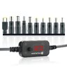 Universal Power Supply, Voltage Selector USB-C PD - DC 5V, 9V, 12V, 15V, 20V, 10 connectors, everActive AD-PD65