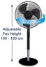 Fan, standing, floor, oscillating, Honeywell Quiet Set HSF600BE4