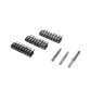 Cordless Screwdriver 3.6 v REBEL RB-1001 set with 27 bits