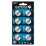 set of 8 pieces of everActive lithium batteries 4 x CR2032, 2 x CR2025, 2 x CR2016