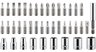 Set of bits and wrenches + ratchet screwdriver 42 partial Goobay 74002