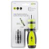 Bit set + ratchet screwdriver 14-part Goobay 74007