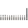 Bit set + ratchet screwdriver 14-part Goobay 74007