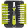Bit set + ratchet screwdriver 18-part Goobay 74006