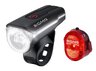 zestaw lamp rowerowych Sigma Aura USB 60 + Nugget II 17750 zestaw lamp rowerowych Sigma Aura USB 60 + Nugget II 17750