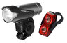 Zestaw lampek rowerowych: przednia Mactronic Noise 04 + tylna everActive TL-X2 Zestaw lampek rowerowych: przednia Mactronic Noise 04 + tylna everActive TL-X2