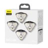 External wall-mounting LED solar lamp with motion sensor 1.2W Baseus DGNEN-B01 set of 4 pieces