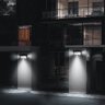 External wall-mounting LED solar lamp with motion sensor 5.1W Baseus DGNEN-D01 set of 2 pieces