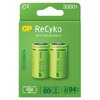 2 x C / R14 Ni-MH rechargeable batteries GP ReCyko 3000mAh