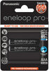 2 x Panasonic Eneloop PRO R03 AAA 930mAh BK-4HCDE/2BE rechargeable battery (blister)