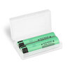 2x Rechargeable Battery 18650 Li-ion 3100 mAh Panasonic NCR-18650AC Lithium-ion Cell - BOX / Container