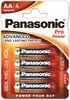 4 x Panasonic Alkaline PRO Power LR6/AA (blister)