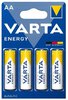 4 x Varta ENERGY LR6/AA Value Pack 4106