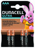 4 x Duracell Ultra Powercheck LR03 AAA alkaline battery (blister)