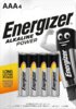 4 x Energizer Alkaline Power LR03/AAA alkaline battery (blister)