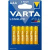 6 x Varta Longlife LR03/AAA 4103 (Blister)