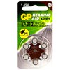 6 x Hearing aid Batteries GP 312/ZA312/PR41