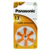 6 x Batteries for Panasonic 13/PR13/PR48 hearing aids