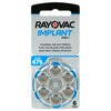 6 x Rayovac 675 IMPLANT PRO + MF Hearing aid batteries