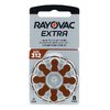 8 x Rayovac Extra 312 hearing aid batteries